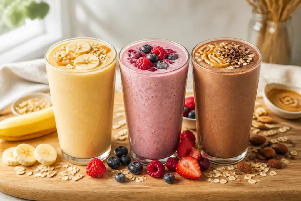 3 Healthy Weight Gain Smoothies